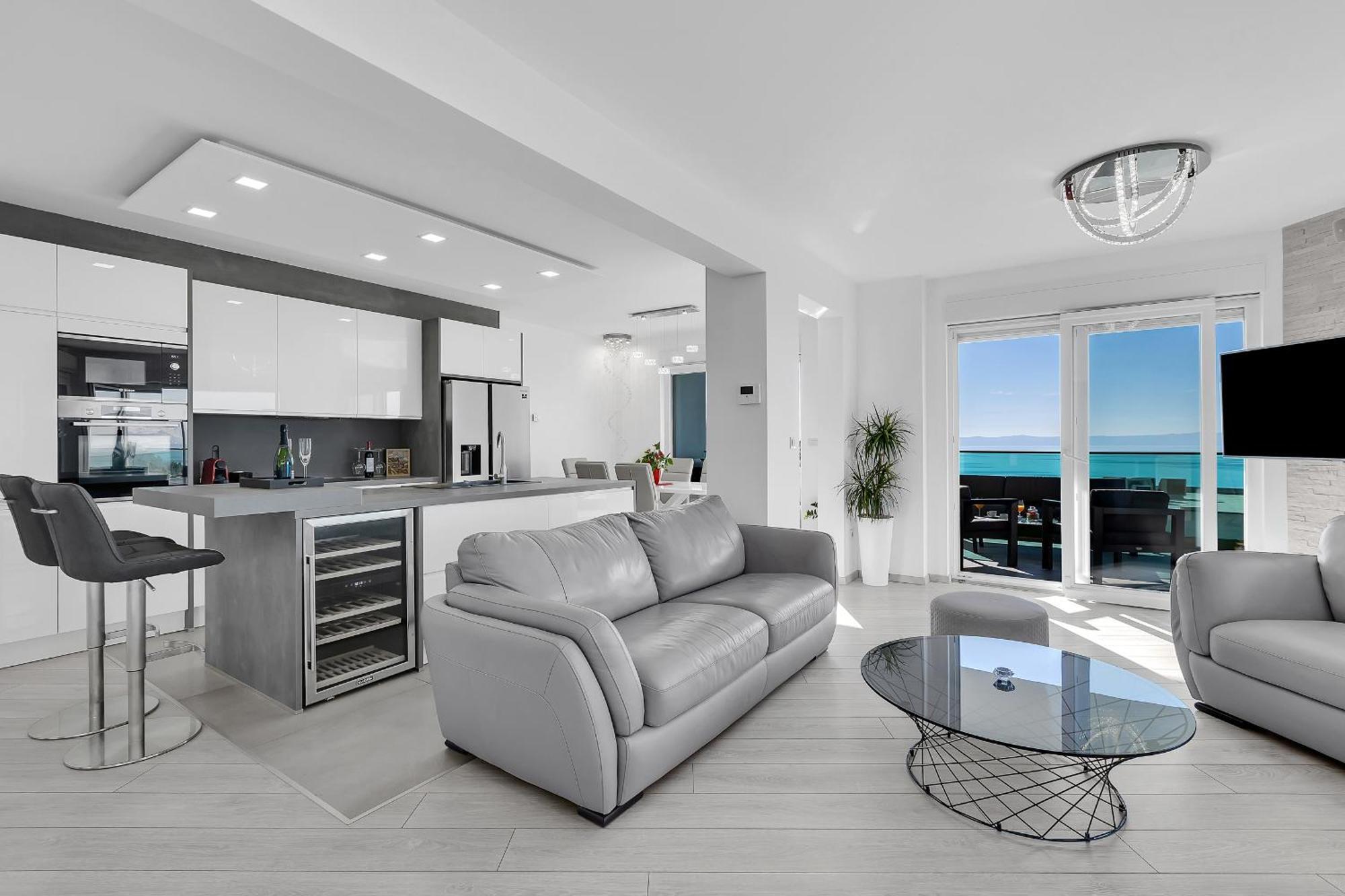Exclusive Penthouse Big Blue With Private Jacuzzi Apartment Makarska Exterior foto