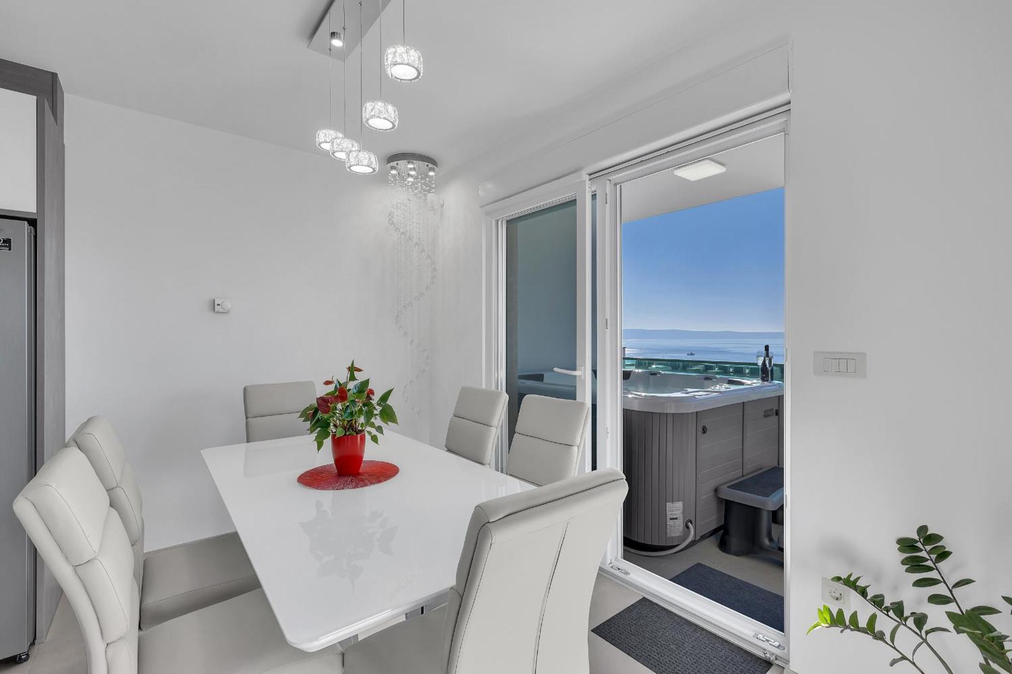 Exclusive Penthouse Big Blue With Private Jacuzzi Apartment Makarska Exterior foto