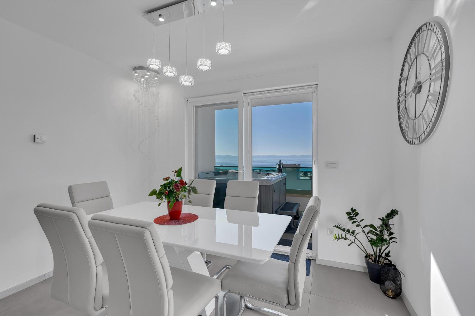 Exclusive Penthouse Big Blue With Private Jacuzzi Apartment Makarska Exterior foto